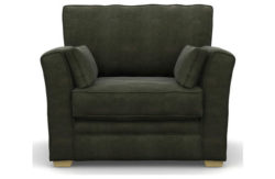 Heart of House Malton Fabric Cuddle Chair - Slate